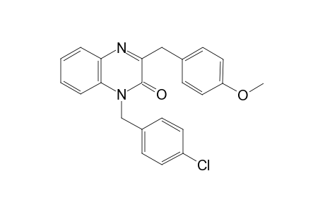 1-(p-chlorobenzyl)-3-(p-methoxybenzyl)-2(1H)-quinoxalinone