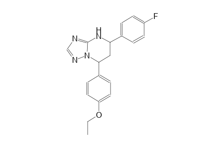 7-(4-ethoxyphenyl)-5-(4-fluorophenyl)-4,5,6,7-tetrahydro[1,2,4]triazolo[1,5-a]pyrimidine