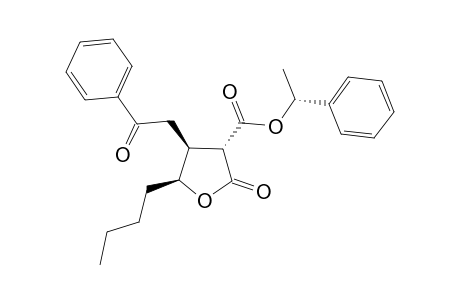 (3R,4S,5S)-1-PHENYLETHYL-2-OXO-4-(2-OXO-2-PHENYLETHYL)-5-N-BUTYL-TETRAHYDROFURAN-3-CARBOXYLATE