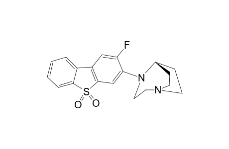 7-(1,4-DIAZABICYCLO-[3.2.2]-NONAN-4-YL)-2-FLUORODIBENZO-[B,D]-THIOPHENE-5,5-DIOXIDE