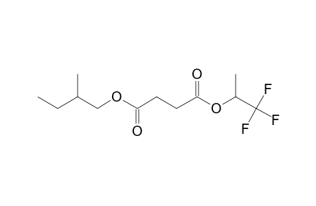 Succinic acid, 1,1,1-trifluoroprop-2-yl 2-methylbutyl ester