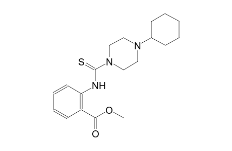 benzoic acid, 2-[[(4-cyclohexyl-1-piperazinyl)carbonothioyl]amino]-, methyl ester
