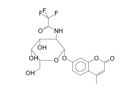4-METHYLUMBELLIFERYL 2-TRIFLUOROACETAMIDO-3,4,6-TRI-O-ACETYL-2-DEOXY-BETA-D-GALACTOPYRANOSIDE
