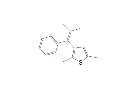 Thiophene, 2,5-dimethyl-3-(2-methyl-1-phenyl-1-propenyl)-