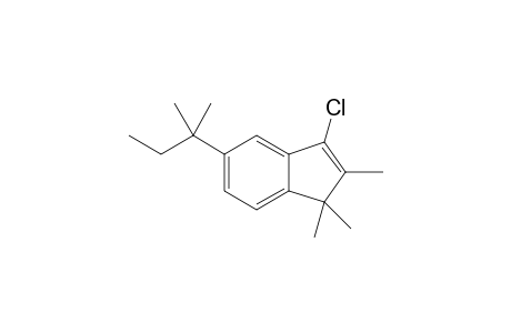 3-Chloro-5(6)-tert-amyl-1,1,2-trimethyl-2-indene