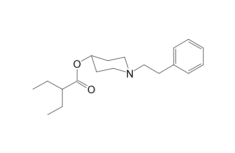 1-(2-Phenylethyl)piperidin-4-yl 2-ethylbutanoate
