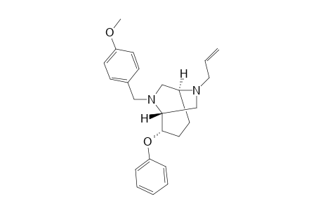 (-)-(1R,2S,5S)-6-Allyl-8-(4-methoxybenzyl)-2-phenoxy-6,8-diazabicyclo[3.2.2]nonane