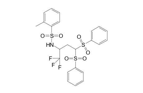 4,4,4-Trifluoro-3-(toluenesulfonylamino)-1,1-bis(phenylsulfonyl)butane