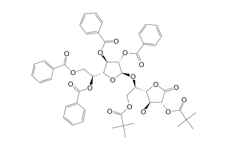 2,3,5,6-TETRA-O-BENZOYL-BETA-D-GALACTOFURANOSYL-(1->5)-2,6-DI-O-PIVALOYL-D-GALACTONO-1,4-LACTONE