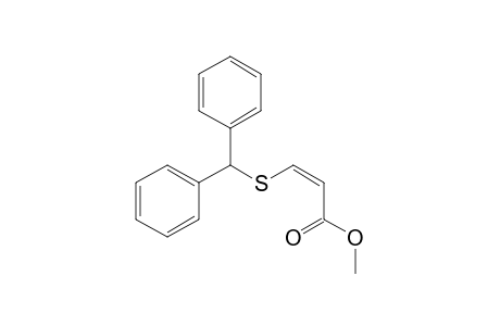 (Z)-2-Carbomethoxyethenyl Diphenylmethyl Thioether