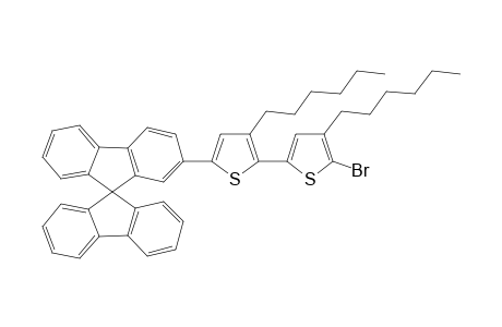 2-(5'-Bromo-3,4'-dihexyl-5,2'-bithiophene-2-yl)-9,9'-spirobifluorenone