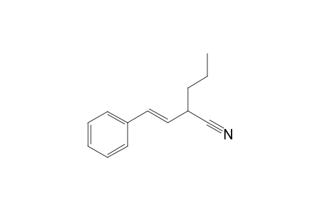 (E)-4-Phenyl-2-propylbut-3-enenitrile
