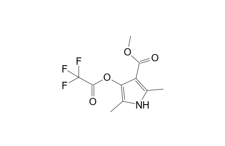 4-Methoxycarbonyl-2,5-dimethyl-3-trifuoroacetoxypyrrole