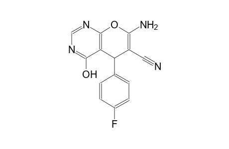 4H-Pyrano[2,3-d]pyrimidine-6-carbonitrile, 7-amino-5-(4-fluorophenyl)-4-oxo-1,5-dihydro-