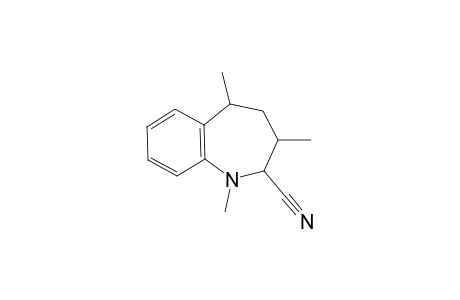 2-Cyano-1,3,5-trimethyl-2,3,4,5-tetrahydro-[1H]-1-benzazepine
