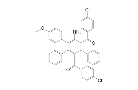 2,4-Di(4-chlorobenzoyl)-3,5-diphenyl-6-(4-methoxyphenyl)aniline