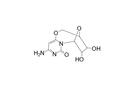 3,6-Epoxy-2H,8H-pyrimido[6,1-b][1,3]oxazocin-8-one, 10-amino-3,4,5,6-tetrahydro-4,5-dihydroxy-, [3R-(3.alpha.,4.alpha.,5.alpha.,6.alpha.)]-