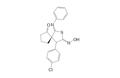 (R)-4-(4-Chloro-phenyl)-1-[(Z)-phenylimino]-2-thia-spiro[4.4]nonane-3,6-dione 3-oxime