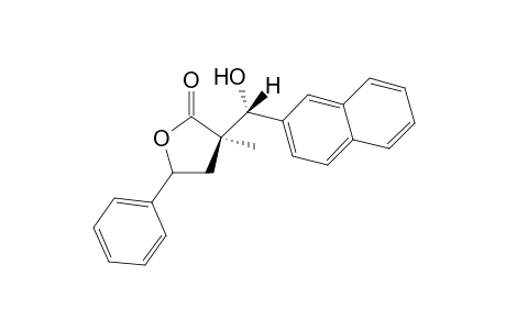 cis,threo-4,5-Dihydro-3-methyl-3-(hydroxy-2-naphthylmethyl)-5-phenylfuran-2(3H)-one