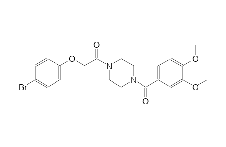 piperazine, 1-[(4-bromophenoxy)acetyl]-4-(3,4-dimethoxybenzoyl)-