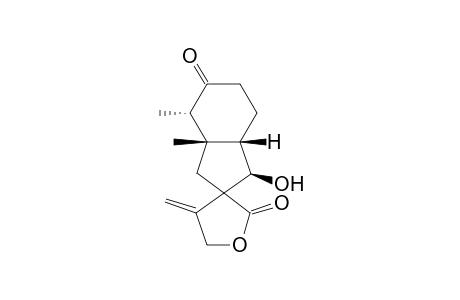 3.beta.Hydroxy-6-oxo-7-epibakkenolide-A