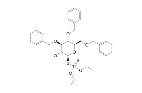 O,O-DIETHYLPHOSPHORODITHIOATE-3,4,6-TRI-O-BENZYL-1-THIO-BETA-D-GLYCOPYRANOSIDE