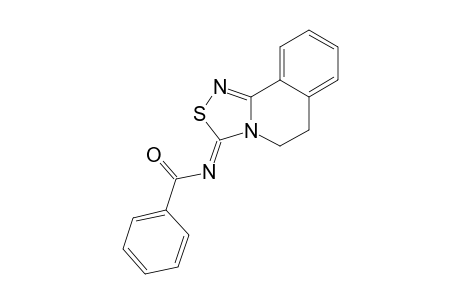 5,6-Dihydro-3-benzoylimino-3H-[1,2,4]thiadiazolo[3,4-a]isoquinoline
