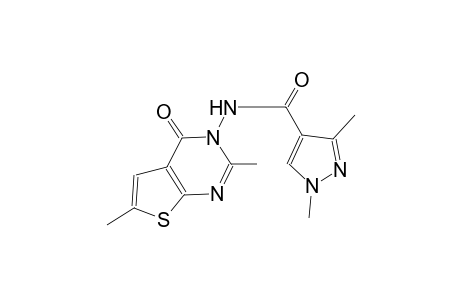N-(2,6-dimethyl-4-oxothieno[2,3-d]pyrimidin-3(4H)-yl)-1,3-dimethyl-1H-pyrazole-4-carboxamide