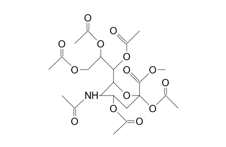 5-Acetamido-2,4,7,8,9-penta-O-acetyl-3,5-dideoxy-A-D-glycero-D-galacto-2-nonulopyranosonic acid, methyl ester