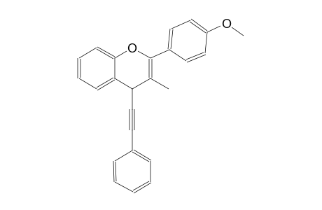 methyl 4-[3-methyl-4-(phenylethynyl)-4H-chromen-2-yl]phenyl ether