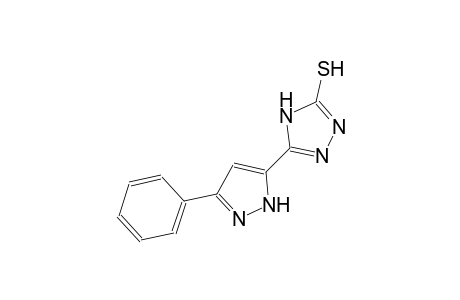 5-(3-phenyl-1H-pyrazol-5-yl)-4H-1,2,4-triazole-3-thiol