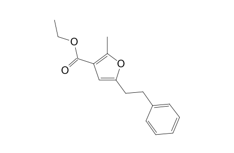 Ethyl 2-methyl-5-phenethylfuran-3-carboxylate