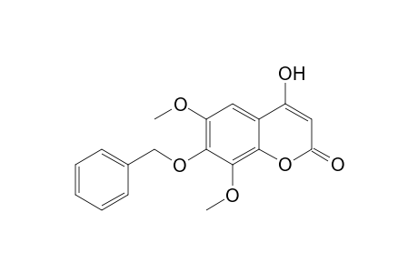7-Benzyloxy-4-hydroxy-6,8-dimethoxy-chromen-2-one