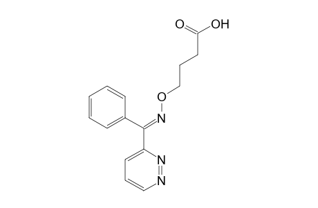 4-[(E)-[phenyl(pyridazin-3-yl)methylene]amino]oxybutanoic acid
