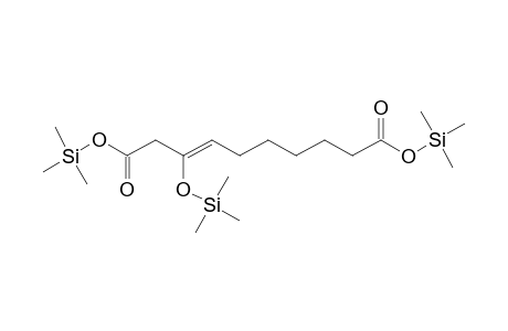 3-Hydroxydecenedioic acid-tris-trimethylsilyl derivative