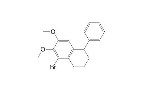 Naphthalene, 5-bromo-1,2,3,4-tetrahydro-6,7-dimethoxy-1-phenyl-