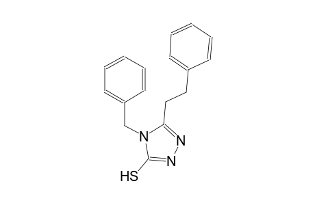 4H-1,2,4-triazole-3-thiol, 5-(2-phenylethyl)-4-(phenylmethyl)-
