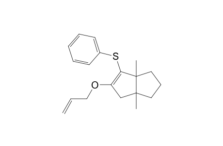 (1RS,5RS)-1,5-Dimethyl-2-phenylthio-3-(2-propenyloxy)bicyclo[3.3.0]oct-2-ene