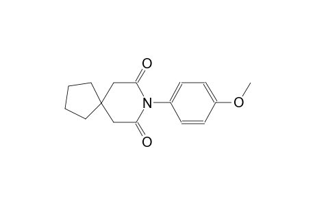 8-(4-methoxyphenyl)-8-azaspiro[4.5]decane-7,9-dione