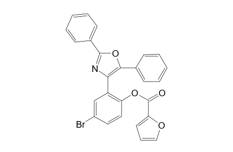 4-Bromo-2-(2,5-diphenyloxazol-4-yl)phenyl furan-2-carboxylate