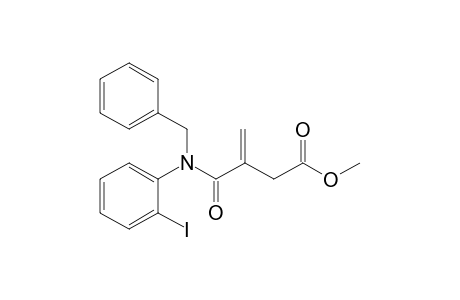 3-[(2-iodo-N-(phenylmethyl)anilino)-oxomethyl]-3-butenoic acid methyl ester