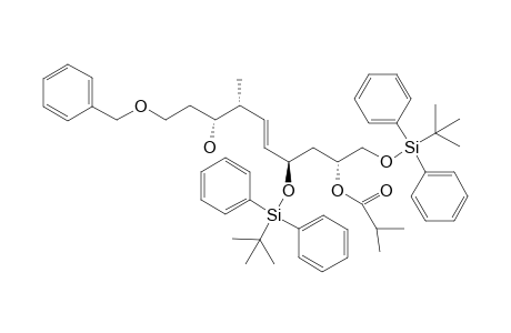 (6R,8R)-8-((3R,4R,E)-6-(Benzyloxy)-4-hydroxy-3-methylhex-1-en-1-yl)-2,2,11,11-tetramethyl-3,3,10,10-tetraphenyl-4,9-dioxa-3,10-disiladodecan-6-yl isobutyrate