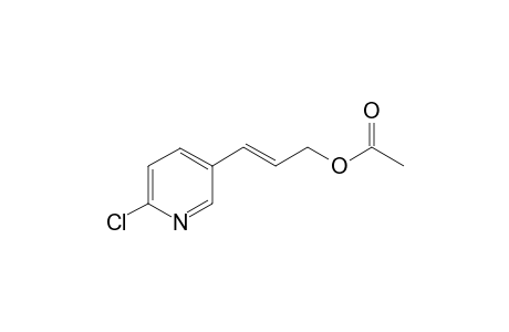 (E)-3-(2-chloropyridin-5-yl)allyl acetate
