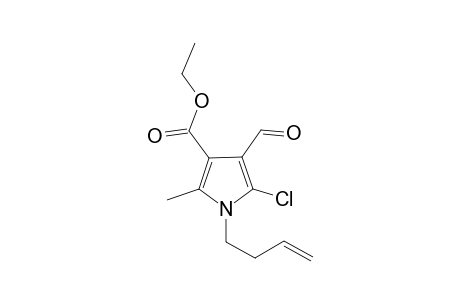 Ethyl 1-(but-3-enyl)-5-chloro-4-formyl-2-methyl-1H-pyrrole-3-carboxylate