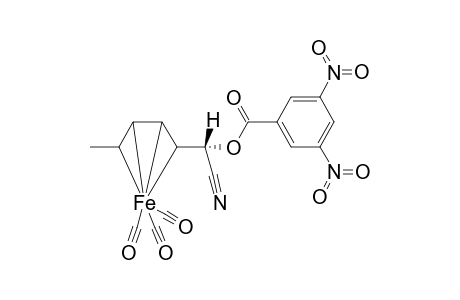 (1RS,2SR,5RS,2E,4E)-Tricarbonyl-{[.eta(4).-(2->5)-1-cyanohexa-2,4-dienyl]-(3',5'-dinitrobenzoate}-iron