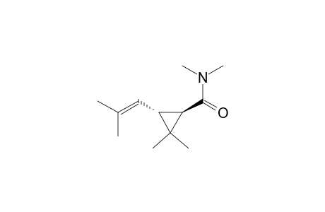 (1R,3R)-N,N,2,2-tetramethyl-3-(2-methylprop-1-enyl)-1-cyclopropanecarboxamide