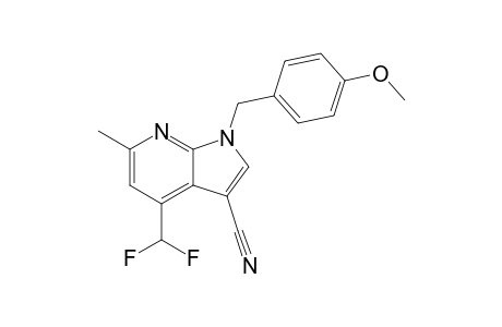 1-(4-Methoxybenzyl)-4-(difluoromethyl)-6-methyl-1H-pyrrolo[2,3-b]pyridine-3-carbonitrile