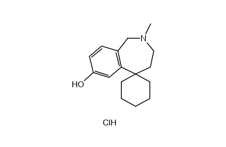 2-METHYL-1,2,3,4-TETRAHYDROSPIRO[5H-2-BENZAZEPINE-5,1'-CYCLOHEXAN]-7-OL, HYDROCHLORIDE
