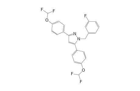 3,5-bis[4-(difluoromethoxy)phenyl]-1-(3-fluorobenzyl)-1H-pyrazole