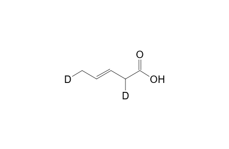(E)-2,5-Dideuteriopent-3-enoic acid
